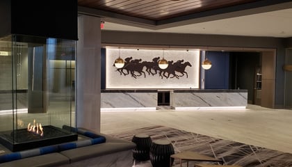 Four Sided Gas Fireplaces